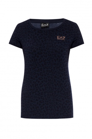 Patterned t-shirt with a logo, zdjęcie 1 Patterned t-shirt with a logo od EA7 Emporio Armani
